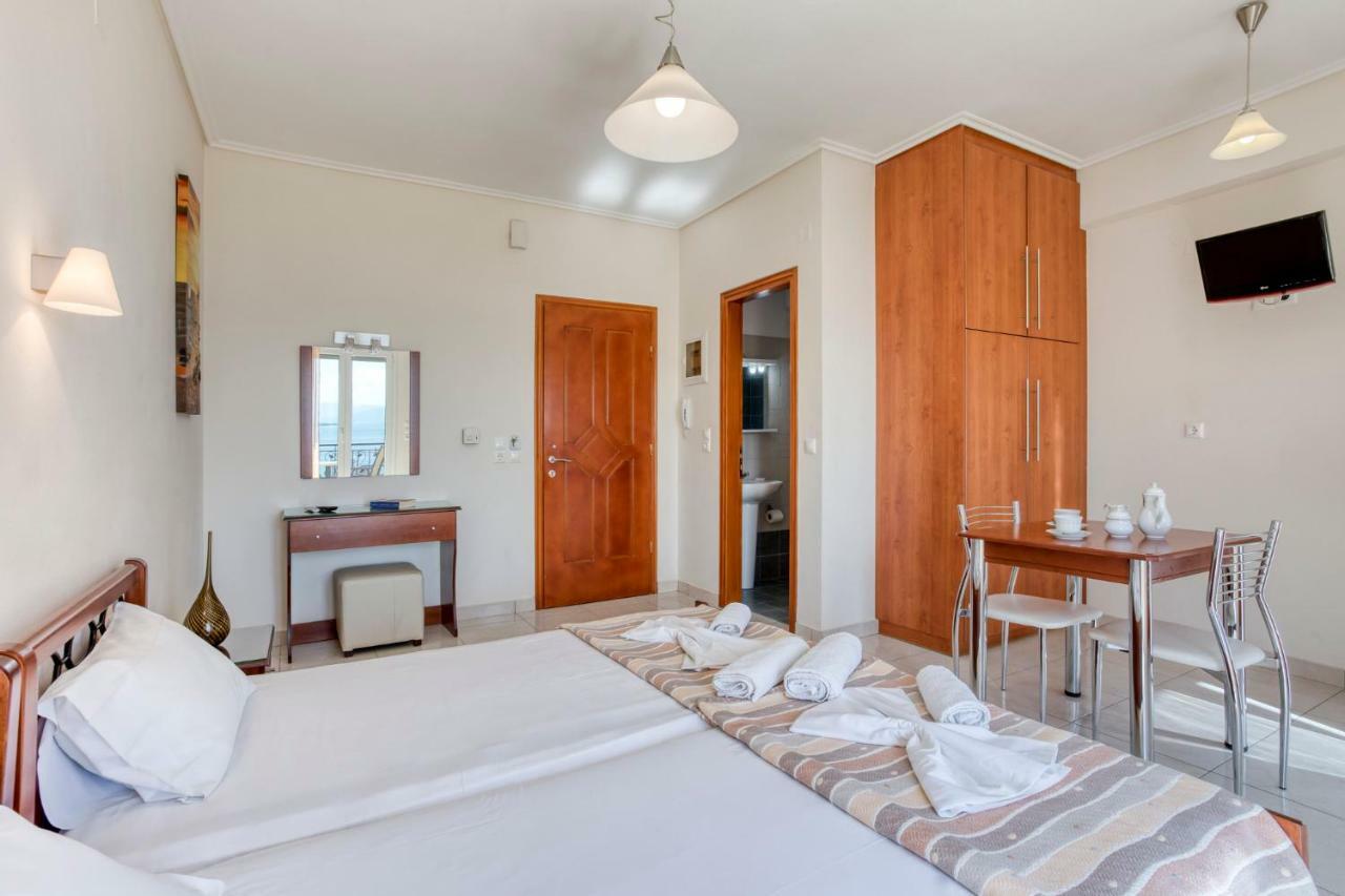 Niovi Luxury Apartments Lutrá Edipszú Kültér fotó