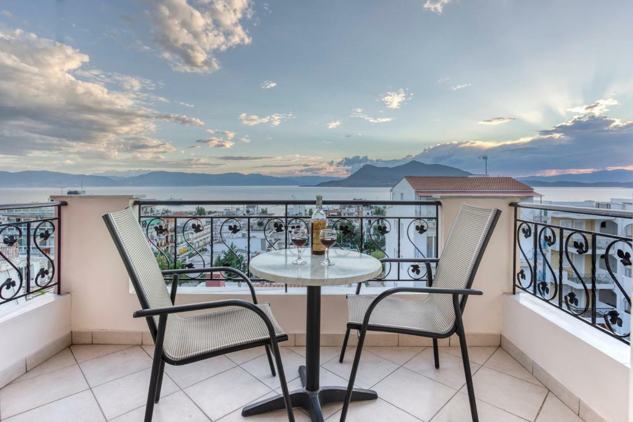 Niovi Luxury Apartments Lutrá Edipszú Kültér fotó